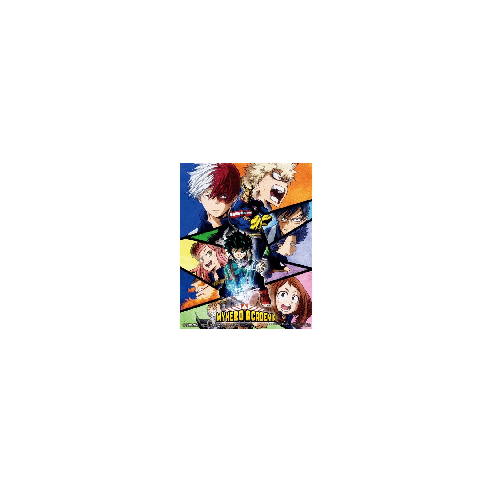 CUADRO 3D MY HERO ACADEMIA CHARACTERS MOSAIC