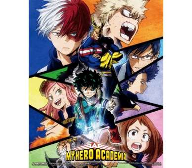 CUADRO 3D MY HERO ACADEMIA CHARACTERS MOSAIC