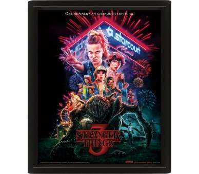 CUADRO 3D STRANGER THINGS SUMMER OF 85