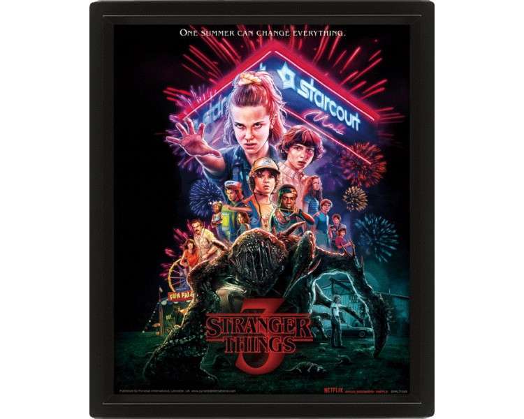 CUADRO 3D STRANGER THINGS SUMMER OF 85