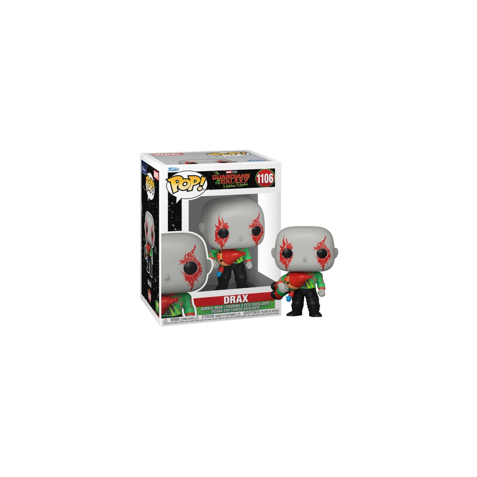 FUNKO POP! MARVEL THE GUARDIANS OF THE GALAXY HOLIDAY SPECIAL: DRAX (1106)