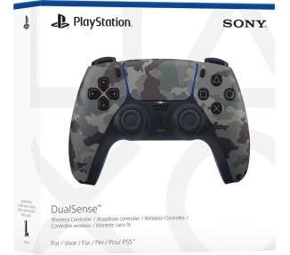 DUALSENSE WIRELESS CONTROLLER GREY CAMO (GRIS CAMUFLAJE)