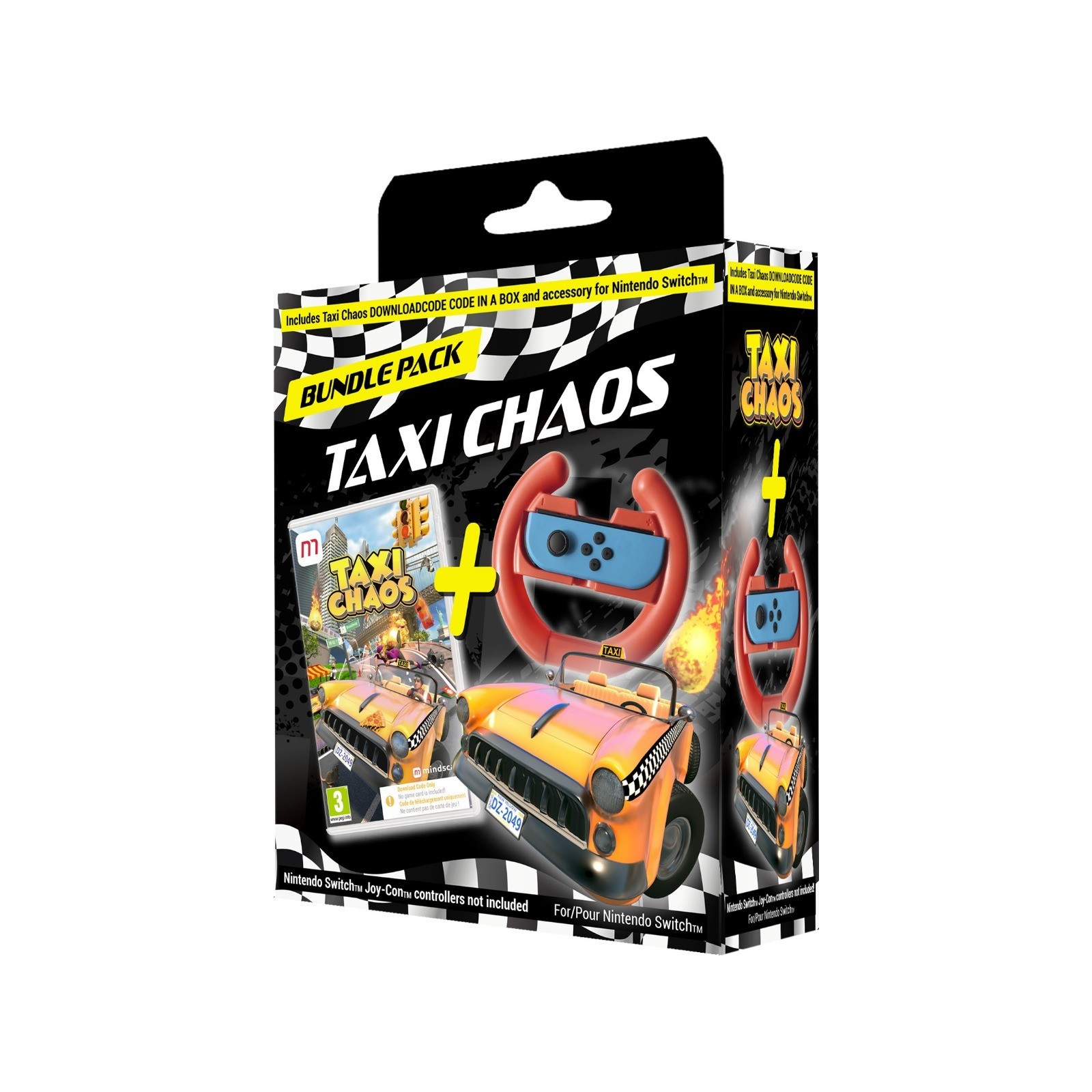 TAXI CHAOS RACING WHEEL BUNDLE (CIAB)