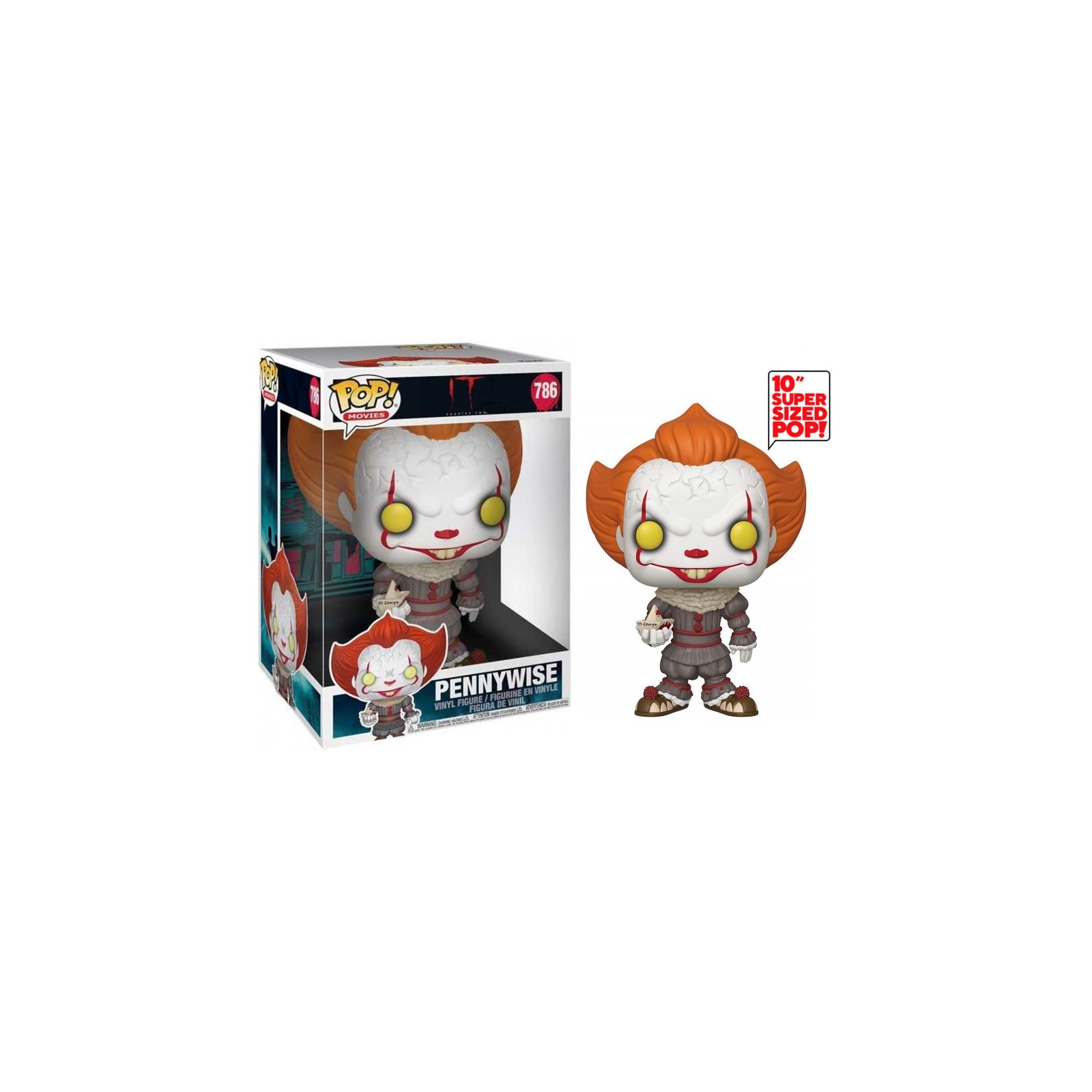 FUNKO POP! MOVIES - IT: 10" PENNYWISE (25 CM) (786)