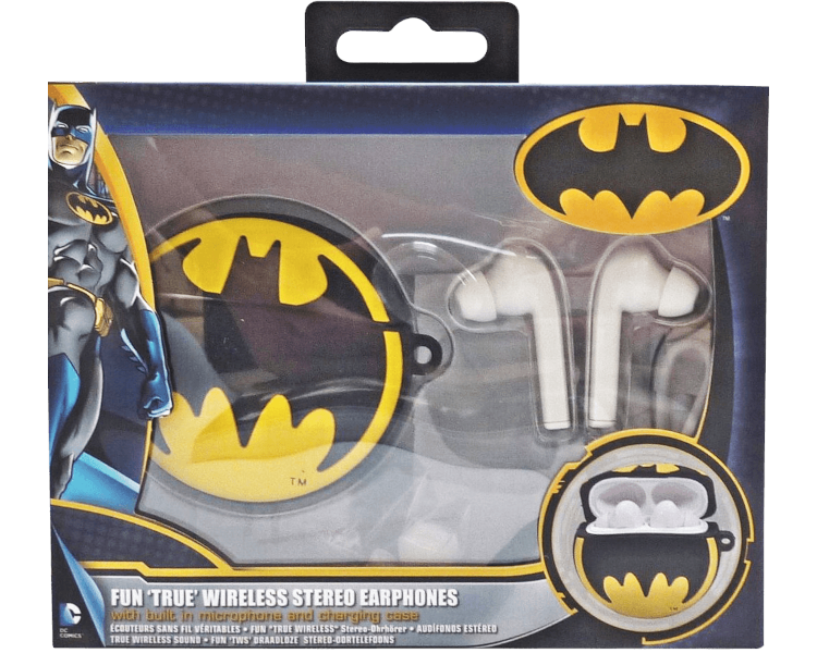 LAZERBUILT TRUE WIRELESS EARPHONES BATMAN LOGO