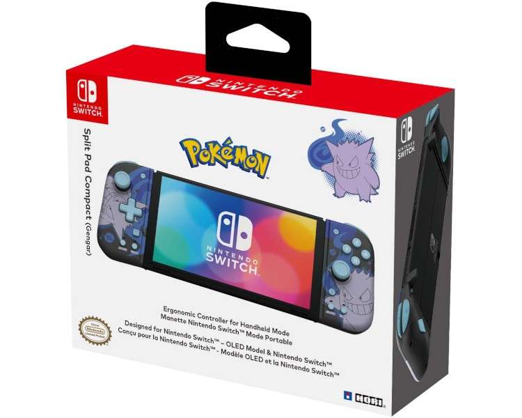 HORI SPLIT PAD COMPACT POKEMON GENGAR NSW-411U  (SWITCH/OLED)