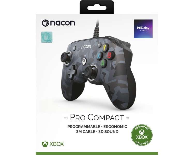 NACON CONTROLLER PRO COMPACT CAMO GREY (XBOX/WINDOWS 10)
