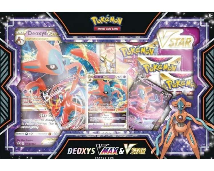 POKEMON JUEGO DE CARTAS COL. COMBATE DEOXYS VMAX Y V-ASTRO  (ESP)