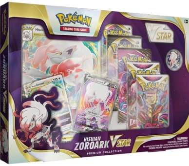 POKEMON JUEGO DE CARTAS COL. PREMIUM ZOROARK DE HISUI V-ASTRO  (ESP)