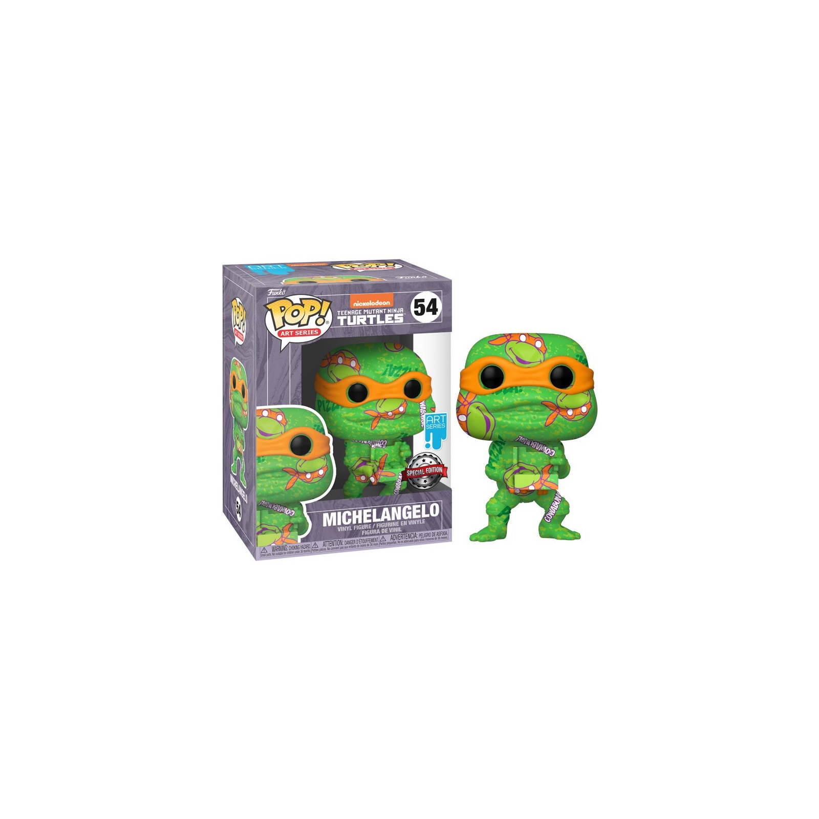 FUNKO POP! ART SERIES - TEENAGE MUTANT NINJA TURTLES: MICHELANGELO (54) SPECIAL EDITION