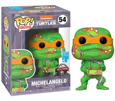 FUNKO POP! ART SERIES - TEENAGE MUTANT NINJA TURTLES: MICHELANGELO (54) SPECIAL EDITION