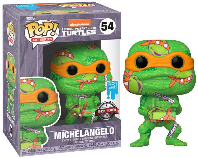 FUNKO POP! ART SERIES - TEENAGE MUTANT NINJA TURTLES: MICHELANGELO (54) SPECIAL EDITION