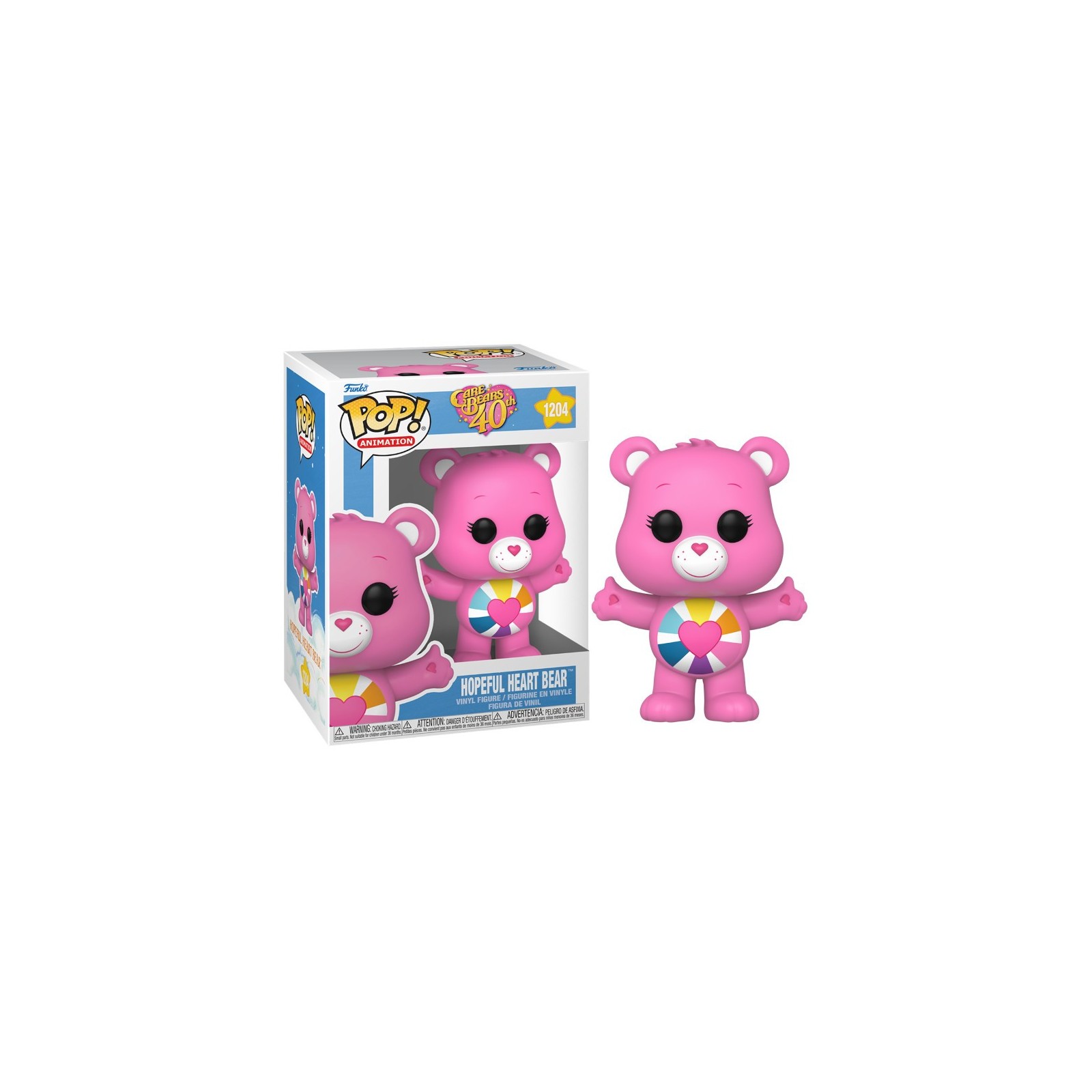 FUNKO POP! ANIMATION - CARE BEARS 40TH: HOPEFUL HEART BEAR (1204)