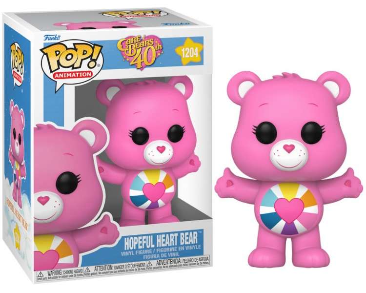 FUNKO POP! ANIMATION - CARE BEARS 40TH: HOPEFUL HEART BEAR (1204)