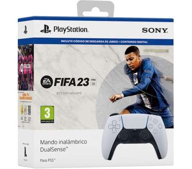 FIFA 23 CODIGO DE DESCARGA + CONTENIDO DIGITAL + DUALSENSE WIRELESS CONTROLLER WHITE (BLANCO)