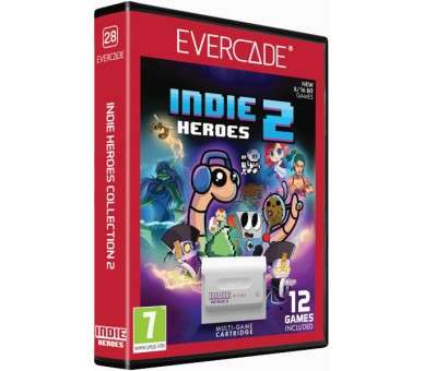 EVERCADE MULTI GAME CARTRIDGE INDIE HEROES 2