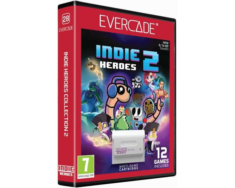 EVERCADE MULTI GAME CARTRIDGE INDIE HEROES 2