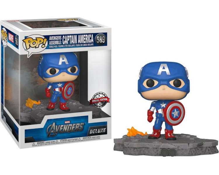 FUNKO POP! AVENGERS: CAPTAIN AMERICA DELUXE (589) SPECIAL EDITION