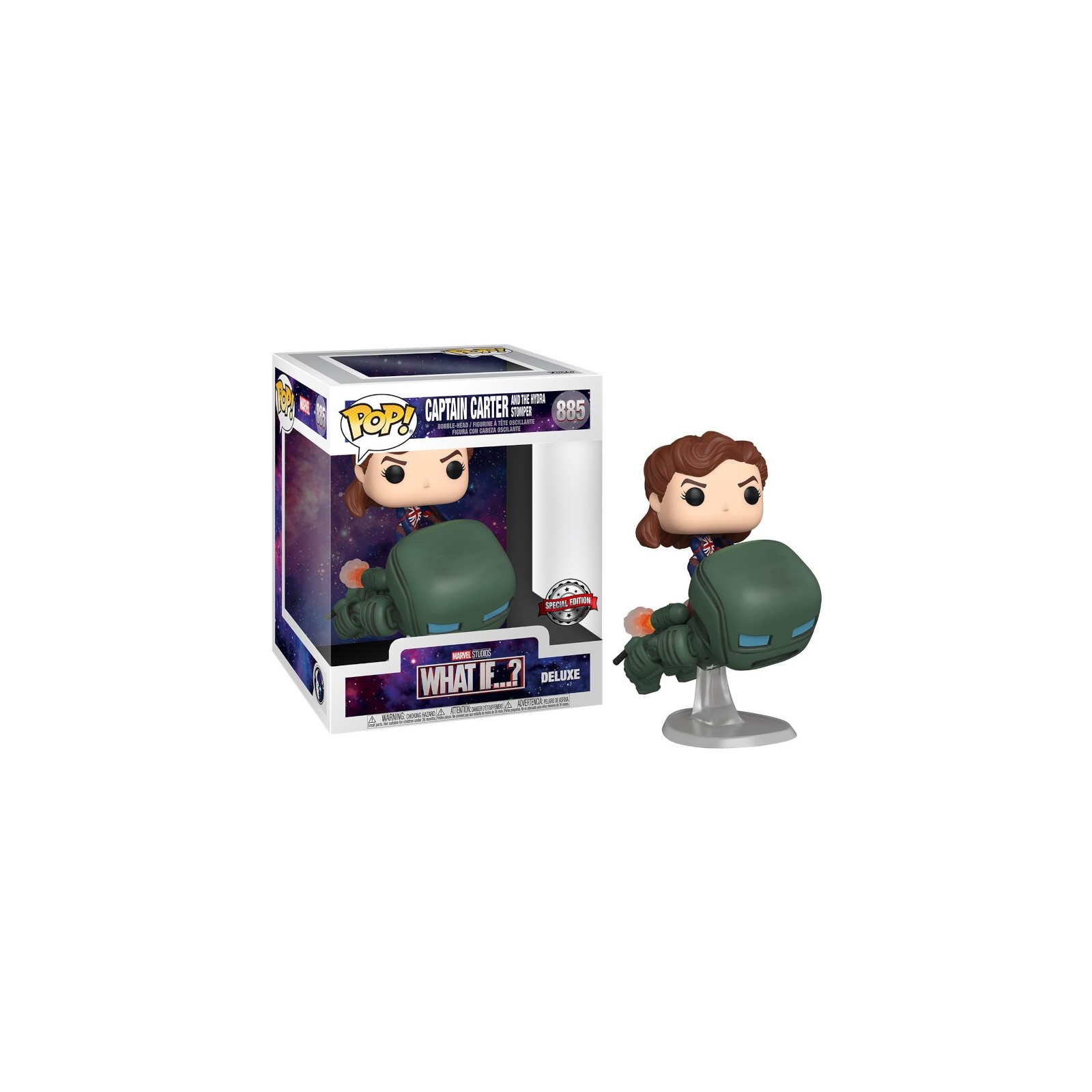 FUNKO POP! WHAT IF...?: CAPTAIN CARTER AND THE HYDRA STOMPER (885) DELUXE SPECIAL EDITION