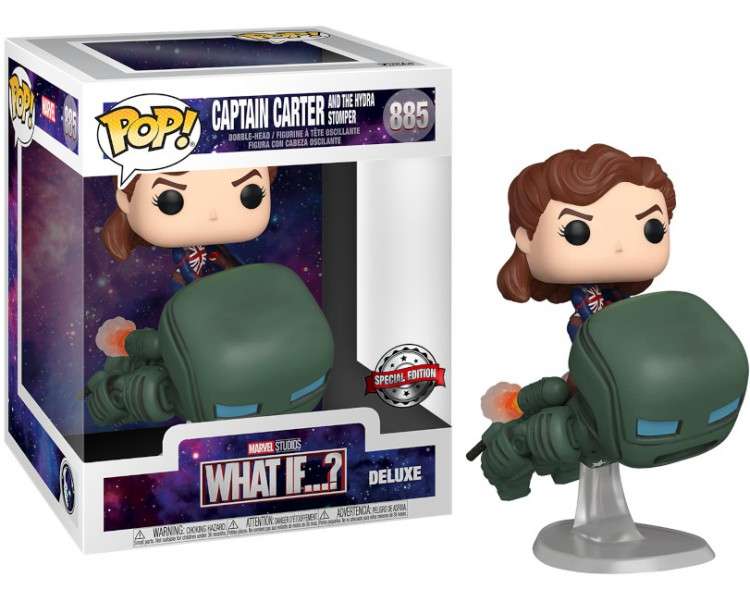 FUNKO POP! WHAT IF...?: CAPTAIN CARTER AND THE HYDRA STOMPER (885) DELUXE SPECIAL EDITION