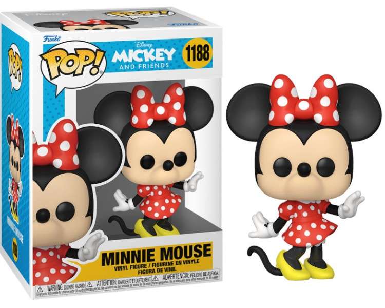 FUNKO POP! DISNEY MICKEY AND FRIENDS: MINNIE MOUSE (1188)