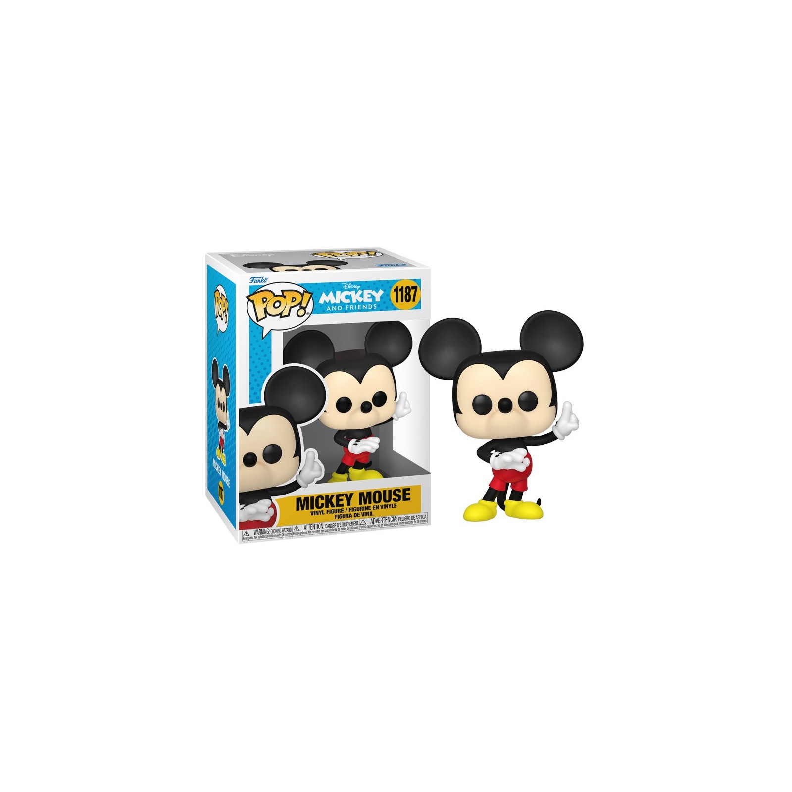 FUNKO POP! DISNEY MICKEY AND FRIENDS: MICKEY MOUSE (1187)