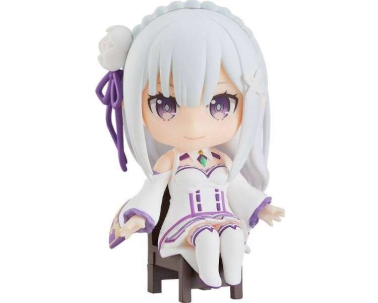 GOOD SMILE COMPANY RE: ZERO STARTING LIFE IN ANOTHER WORLD NENDOROID SWACCHAO: EMILIA (9 CM)