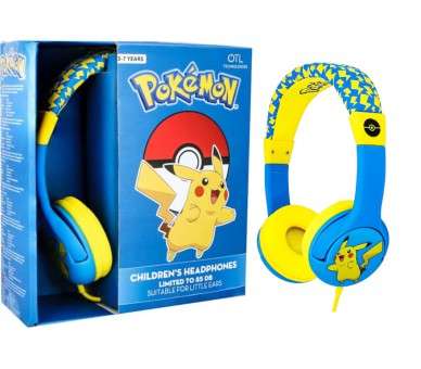 OTL WIRED HEADPHONES POKEMON PIKACHU (PS4/XBOX/SWITCH/MOVIL/TABLET)