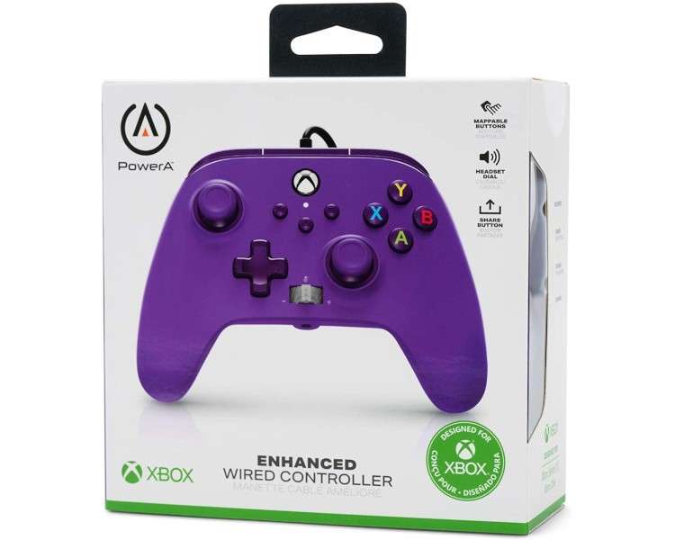 POWER A ENHANCED WIRED CONTROLLER LILAC (LILA) (XBONE/PC)