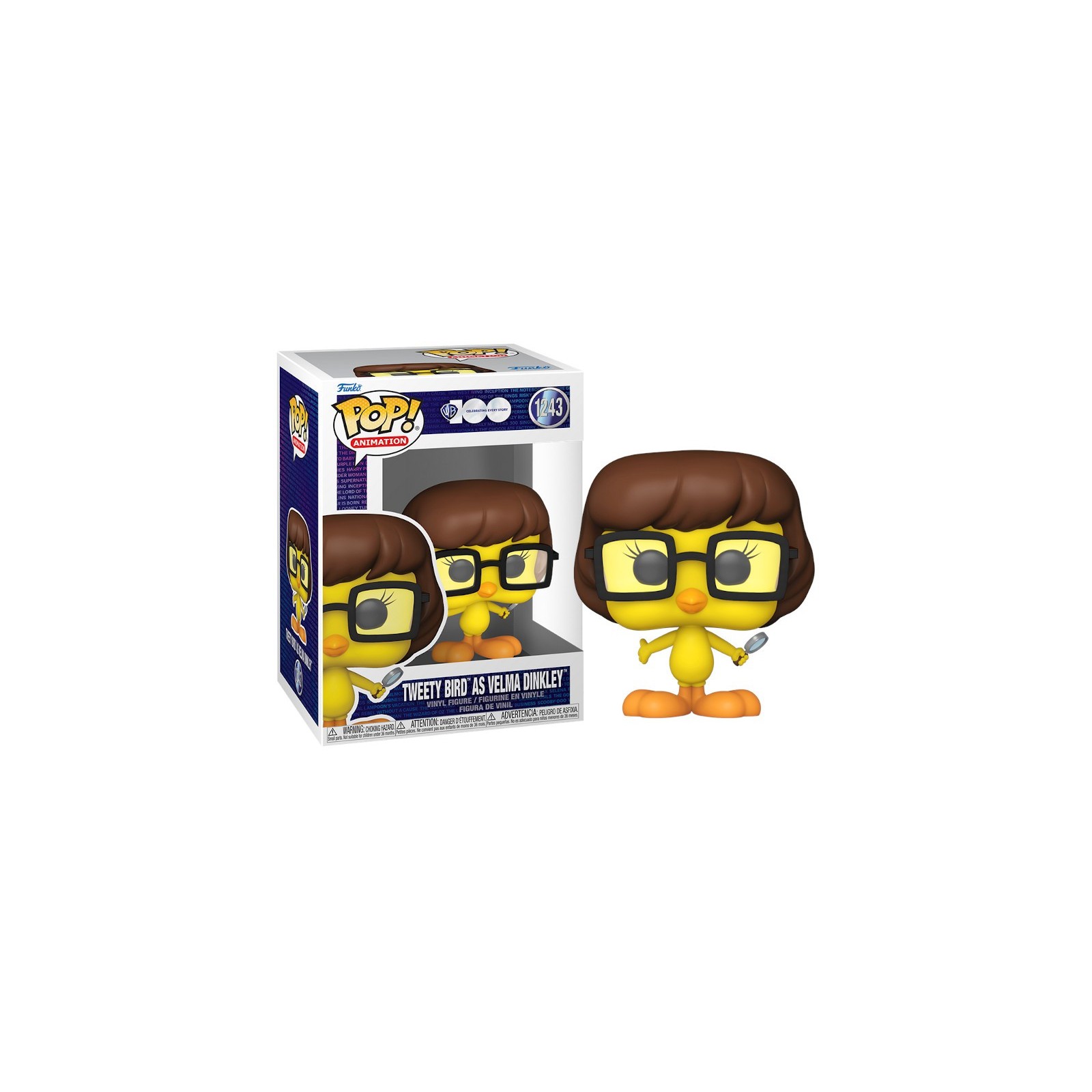 FUNKO POP! ANIMATION - WARNER BROS: LOONEY TUNES TWEETY BID AS VELMA DINKLEY (1243)