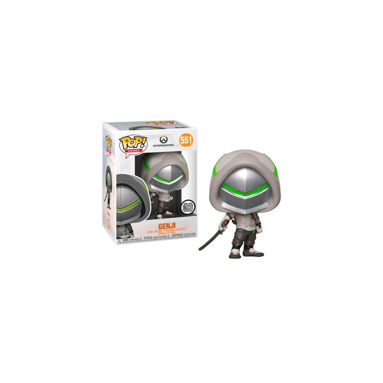 FUNKO POP! GAMES - OVERWATCH: GENJI (551)