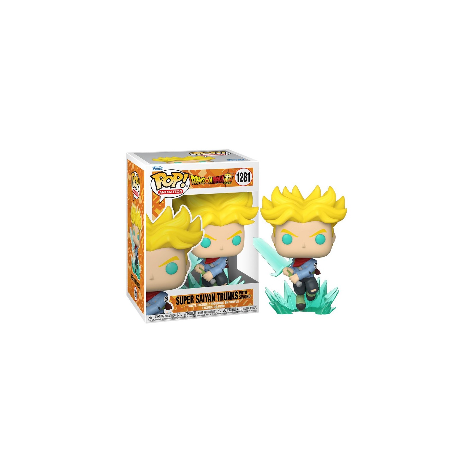 FUNKO POP! ANIMATION - DRAGON BALL Z: SUPER SAIYAN TRUNKS WITH SWORD (1281)