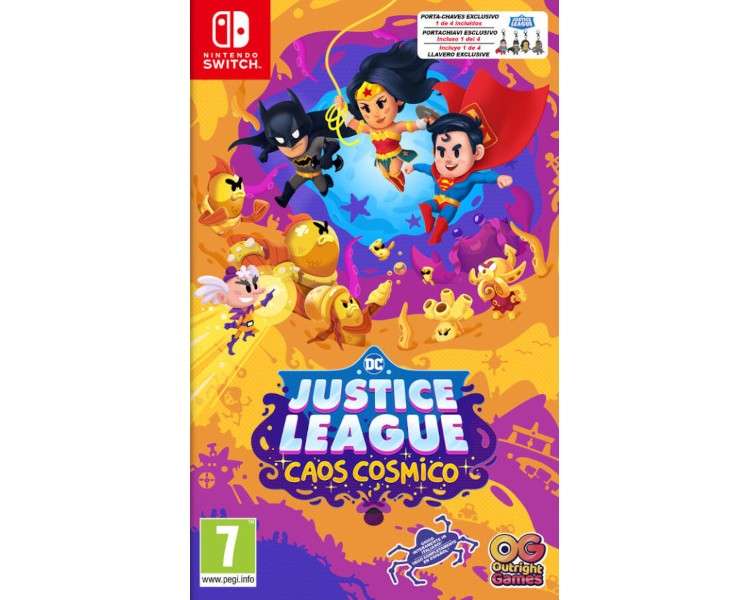 DC JUSTICE LEAGUE: CAOS COSMICO (INCLUYE LLAVERO EXCLUSIVO)