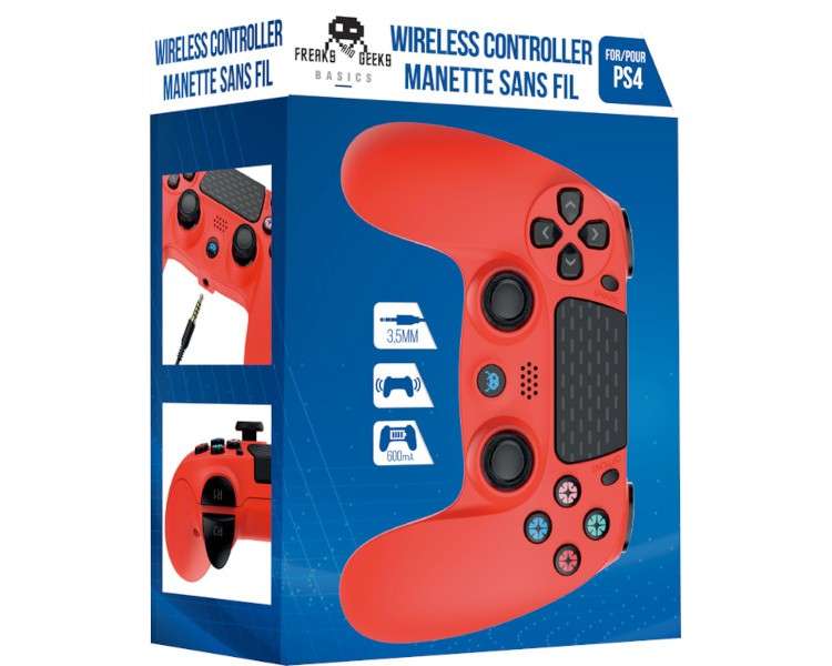 FREAKS AND GEEKS WIRELESS CONTROLLER ROJO (RED)