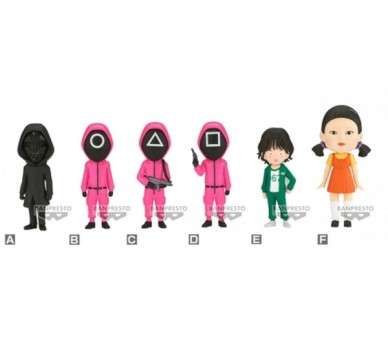 BANPRESTO SQUID GAME WOLD COLLECTABLE FIGURES 12 UDS. (7 CM)