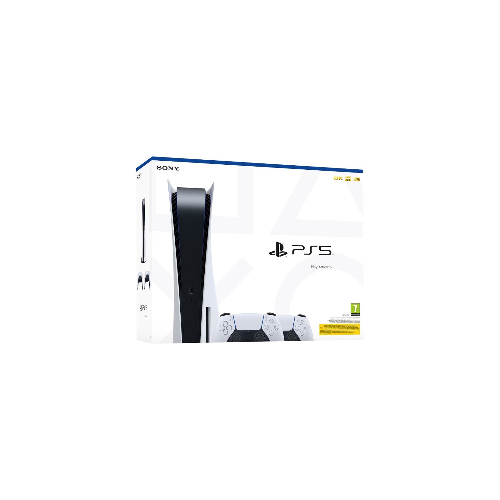 CONSOLA WHITE + 2 DUALSENSE WIRELESS CONTROLLER WHITE (BLANCO)