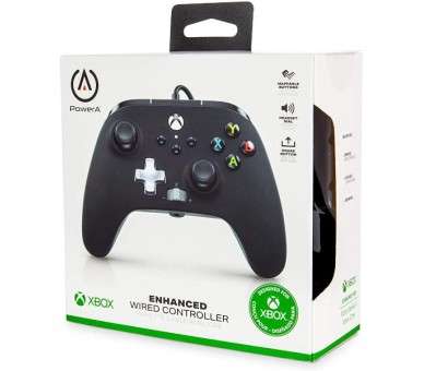 POWER A ENHANCED WIRED CONTROLLER BLACK (NEGRO) (XBONE/PC)