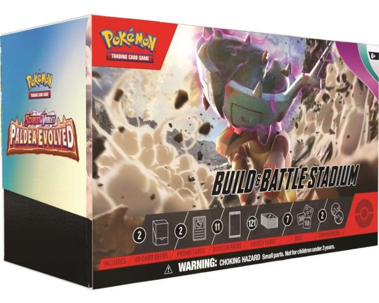 POKEMON TRADING CARD GAME BUILD & BATTLE STADIUM SCARLET & VIOLET PALDEA EVOLVED (ENG)