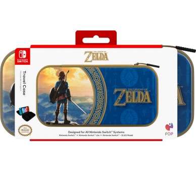 PDP DELUXE TRAVEL CASE THE LEGEND OF ZELDA HYRULE BLUE