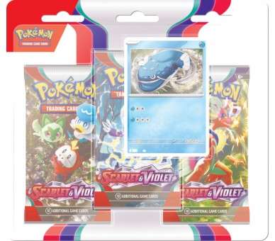 POKEMON TRADING CARD GAME SCARLET & VIOLET SV2 PACK DE 3 SV1 (ENG)