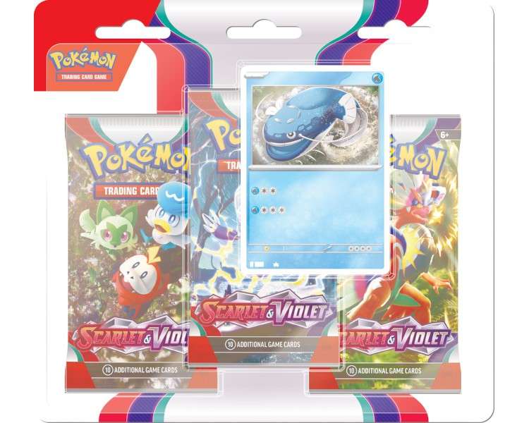 POKEMON TRADING CARD GAME SCARLET & VIOLET SV2 PACK DE 3 SV1 (ENG)