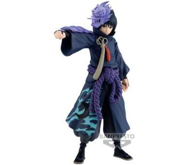 BANPRESTO NARUTO SHIPPUDEN UCHIHA SASUKE FIGURE (ANIMATION 20th ANNIVERSARY COSTUME) (16 CM)