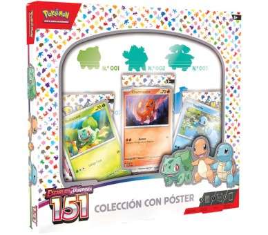 POKEMON JUEGO DE CARTAS COL.ESCARLATA Y PURPURA 151 COLECCION CON POSTER( ESP)