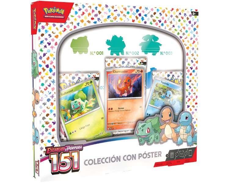 POKEMON JUEGO DE CARTAS COL.ESCARLATA Y PURPURA 151 COLECCION CON POSTER( ESP)