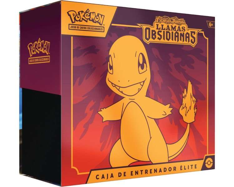 POKEMON JUEGO DE CARTAS COL. ESCARLATA Y PURPURA. LLAMAS OBSIDIANAS. CAJA ELITE (ESP)