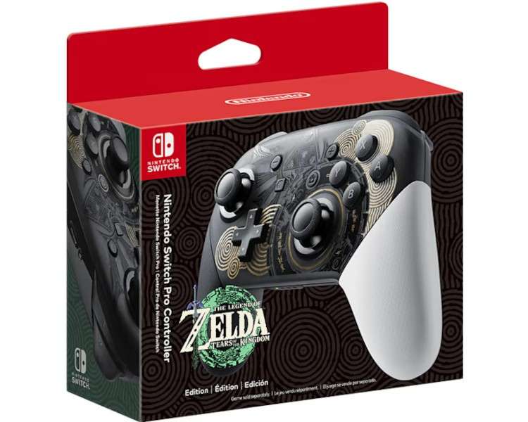 PRO CONTROLLER + CABLE USB THE LEGEND OF ZELDA: TEARS OF THE KINGDOM (IMP)