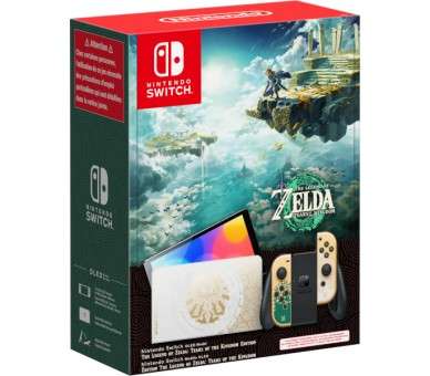 GOLD (DORADO) VERSION OLED THE LEGEND OF ZELDA: TEARS OF THE KINGDOM ED. LIMITADA (IMP)