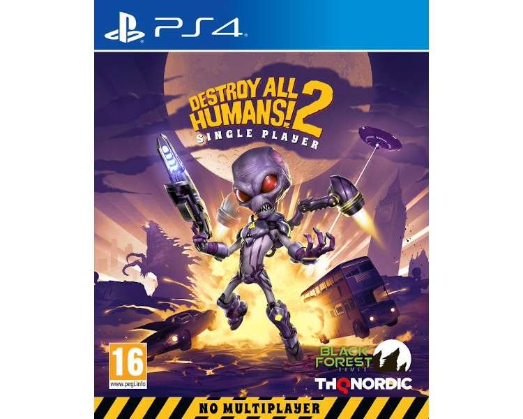 DESTROY ALL HUMANS! 2 SINGLE PLAYER