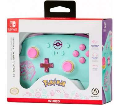 POWER A ENHANCED WIRED CONTROLLER POKEMON: SWEET FRIENDS (SWITCH/OLED)