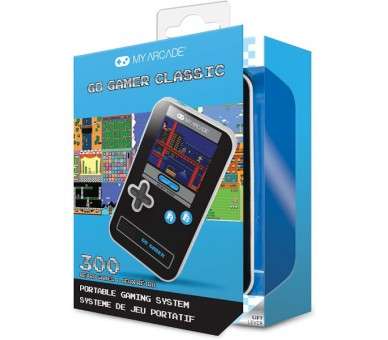 MY ARCADE GO GAMER CLASSIC NEGRA/AZUL (300 GAMES)